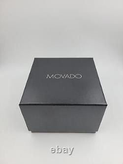 $1095 MSRP Movado Women's Juro Two Tone Black Dial Swiss Watch 0607445 NEW