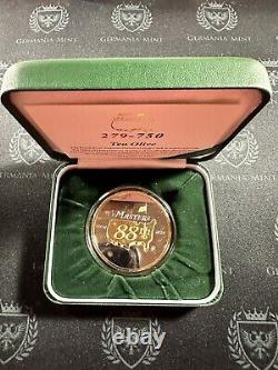 2024 Augusta National The Masters 2 oz Silver Proof Gold Gilded medal Tea Olive