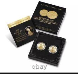 American Eagle 2021 One-Tenth Ounce Gold Two-Coin Set Designer Edition Confirmed