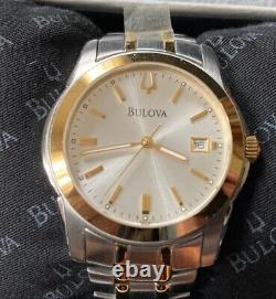 Bulova 98H18 38mm Two-Tone Stainless Steel Case with Two-Tone Stainless Steel