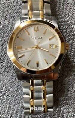 Bulova 98H18 38mm Two-Tone Stainless Steel Case with Two-Tone Stainless Steel