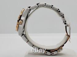 Bulova Accutron MOP Dial Two-tone Ceramic Women's Watch 65R140