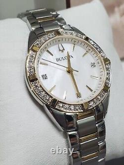 Bulova Sutton 98R263 Two-Tone Stainless Steel Diamond Women's Watch $595