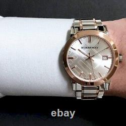 Burberry BU9006 Silver Dial Two-Tone Stainless Steel Unisex Watch