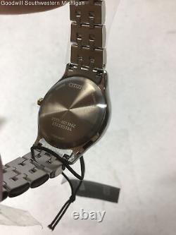 Citizen Women's Eco-Drive Silhouette Diamond Two-Tone Watch EM1014-50E NEW