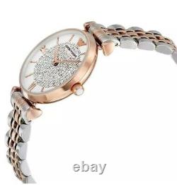 Emporio Armani Watch AR1926 Two Tone Rose Gold 32mm Stainless Steel Ladies Watch