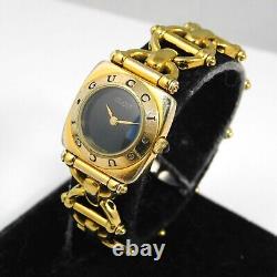 Gucci 6400l Black Gold Women's Vintage Swiss Made Watch Quartz F73