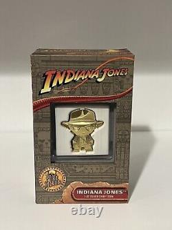 Indiana Jones Gold Chibi Gilded NIB Limited to 200 Made Very Rare 2023