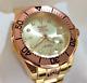 Invicta 16039 Grand Diver Men's 47mm Automatic Golden Dial Two-tone Gold Watch