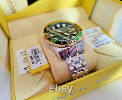 Invicta 30294 Pro Diver Automatic Men's 48mm Green Date Dial Two-Tone Wristwatch
