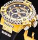 Invicta Reserve Bolt Hercules Swiss Chronograph Black Dial 18k Gold Plated Watch