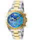 Invicta Speedway 40mm Blue Mother Of Pearl Dial Two-tone Chronograph Watch 28668