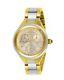 Invicta Women's Watch 28821 Angel Quartz Gold Dial Two Tone Stainless Steel 36mm