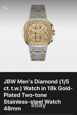 JBW Heist J6380B Quartz Diamond Two-Tone Stainless Steel Men's Watch