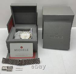 MICHELE Sport Sail Diamond Quartz Two Tone Steel 42mm Watch MWW01K000119
