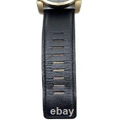 NWT Vestal DOP013 Doppler Oversized Matte Black Gold Patina Watch Stainless $200
