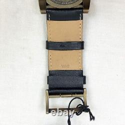 NWT Vestal DOP013 Doppler Oversized Matte Black Gold Patina Watch Stainless $200