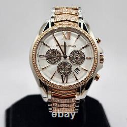 New Michael Kors Women's Watch Whitney Chronograph Two-tone Stainless S. Mk7225