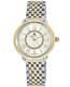 New Michele Serein Mid Two-tone 18k Gold Diamond Dial Women's Watch Mww21b000148