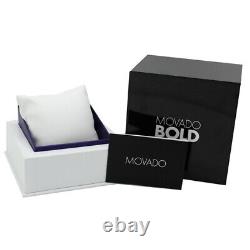 New Movado Bold Two Tone Gold Bracelet 36mm Watch 3600129