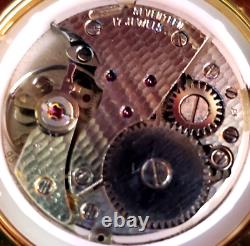 RARE Roamer Brevete Mechanical Swiss Watch Restored Serviced GLD-BLK-BRW