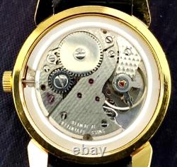 RARE Roamer Brevete Mechanical Swiss Watch Restored Serviced GLD-BLK-BRW