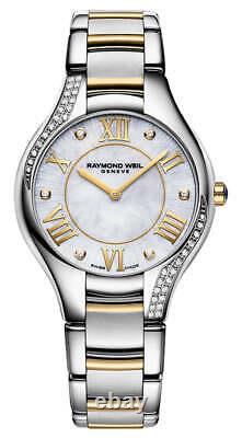 Raymond Weil Noemia Two-Tone Steel Diamonds Quartz Womens Watch 5132-S1P-00966