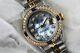 Rolex Datejust Sapphire 26 Mm Tahitian Pearl Dial Two Tone Diamond Watch