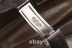 Rolex Datejust Sapphire Silver Baguette Dial Midsize Two Tone Diamond Watch