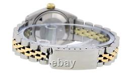 Rolex Ladies Two Tone Factory Grey Dial Datejust Watch 26MM Polished + Serviced