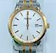 Seiko Essentials Womens Two Tone Stainless Steel White Watch Sur410 Msrp $225