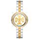 Tory Burch Miller Womens Two-tone, White Dial, Stainless Steel Tbw6209