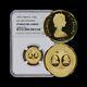 Turks & Caicos. 1976, 50 Crowns, Gold Ngc Pf68 Usa Bicentennial, Two Georges