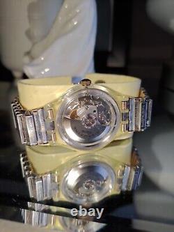 Unique Two Tone Swatch Automatic Watch 23 Jewels 1992 Excellent Condition Men's