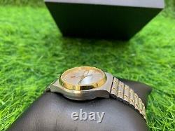 VINTAGE RADO VOYAGER WATCH 636.4011.4 TWO TONE 1970'S WithBOX MEN'S 33MM GREAT CON
