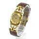 Vintage Gucci 6300l Black Gold Women's Swiss Made Watch 2405292