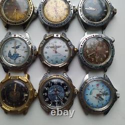 Vintage Vostok 2414A Amphibia wrists watch man Commander's Watch 25 watches