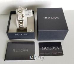 Women's Diamond Bulova Two Tone Quartz Stainless Steel Watch 98R227 (New) $550