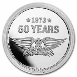 2023 Niue 1 once d'argent $2 Aerosmith 50e anniversaire Preuve
