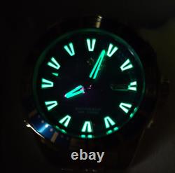 Invicta 30294 Plongeur Professionnel Automatique pour Homme 48mm Cadran Vert avec Date Bicolore Montre-Bracelet