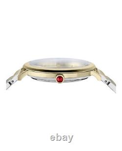 Mode bracelet bicolore 36 mm Salvatore Ferragamo Logomania pour femmes avec phase de lune