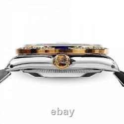 Montre Rolex Datejust Sapphire 26 MM avec cadran logo champagne, deux tons et diamants