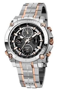 Montre chronographe pour homme Bulova en quartz, bicolore, 44MM, modèle 98B256