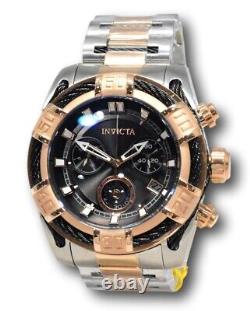 Montre chronographe suisse Invicta Bolt pour homme de 51mm en or rose bicolore 33302