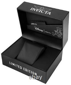 Montre en acier inoxydable bicolore à édition limitée pour hommes Invicta Disney 43mm avec cadran Mickey 37853