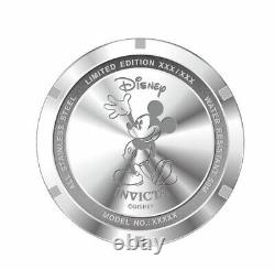 Montre en acier inoxydable bicolore à édition limitée pour hommes Invicta Disney 43mm avec cadran Mickey 37853