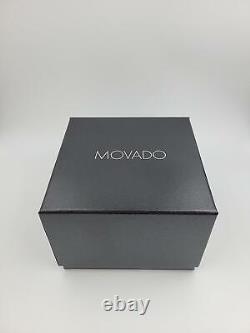 Montre suisse Movado pour femme Juro, cadran noir, bicolore, 0607445 (prix de vente conseillé de 1095 $)