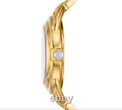 Nouvelle montre pour dames en acier inoxydable bicolore Tory Burch TBW7222 The Miller