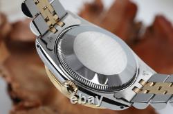 Rolex Datejust 31mm Cadran nacre blanc Lunette diamantée Deux Tons Montre Jubilé